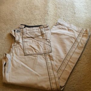 Khaki boot cut  pants